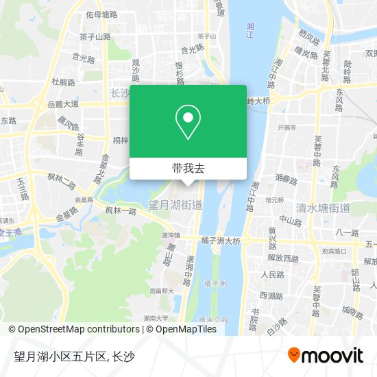 望月湖小区五片区地图