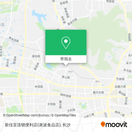 新佳宜连锁便利店(谢波食品店)地图