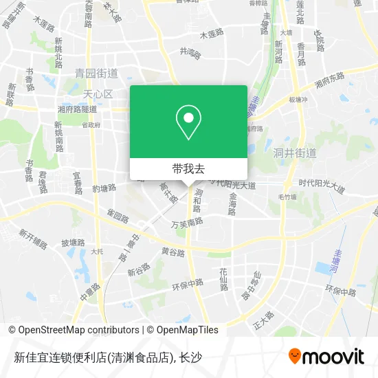 新佳宜连锁便利店(清渊食品店)地图