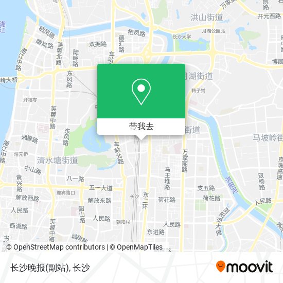 长沙晚报(副站)地图