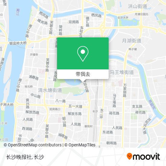 长沙晚报社地图