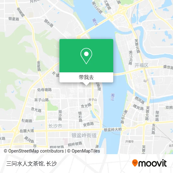 三问水人文茶馆地图