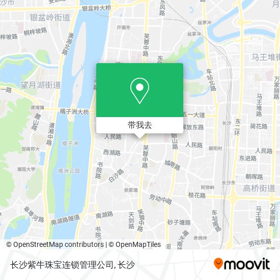 长沙紫牛珠宝连锁管理公司地图