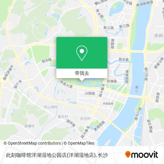 此刻咖啡馆洋湖湿地公园店(洋湖湿地店)地图