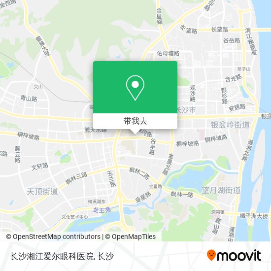 长沙湘江爱尔眼科医院地图