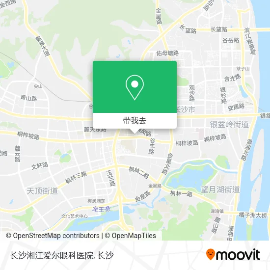 长沙湘江爱尔眼科医院地图
