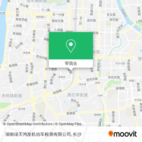 湖南绿天鸿发机动车检测有限公司地图
