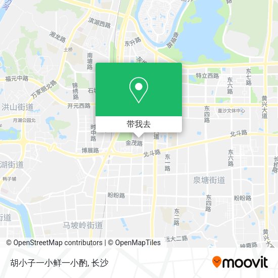 胡小子一小鲜一小酌地图