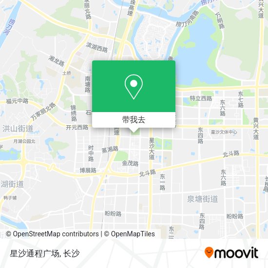 星沙通程广场地图