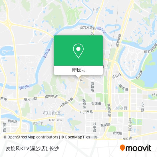 麦旋风KTV(星沙店)地图