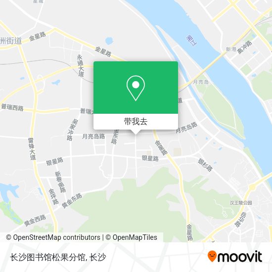 长沙图书馆松果分馆地图