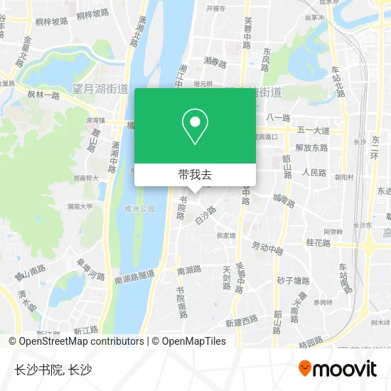 长沙书院地图