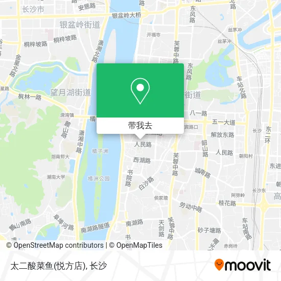 太二酸菜鱼(悦方店)地图