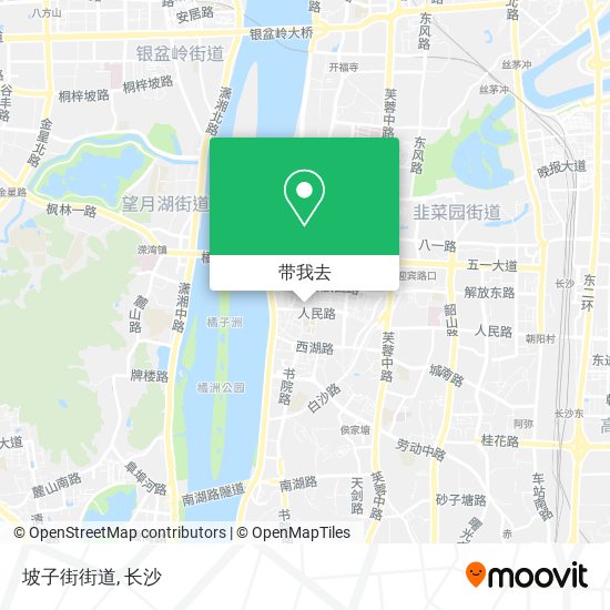 坡子街街道地图