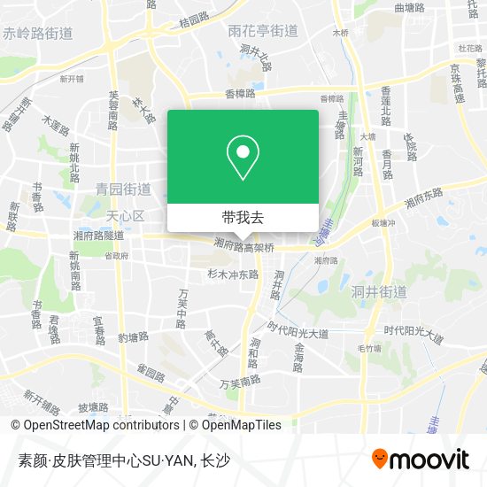 素颜·皮肤管理中心SU·YAN地图