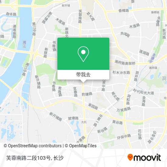 芙蓉南路二段103号地图