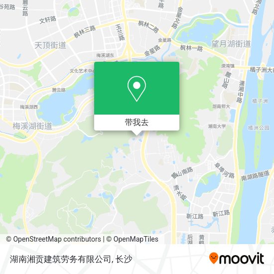 湖南湘贡建筑劳务有限公司地图