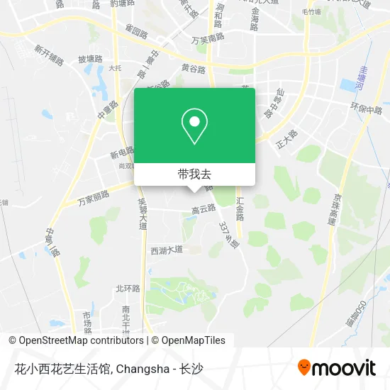 花小西花艺生活馆地图