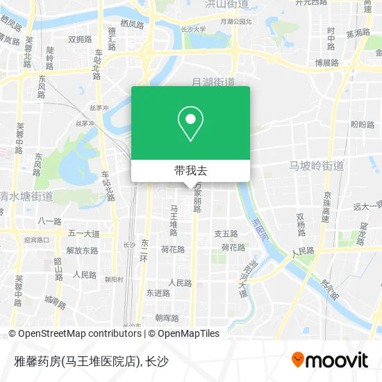 雅馨药房(马王堆医院店)地图