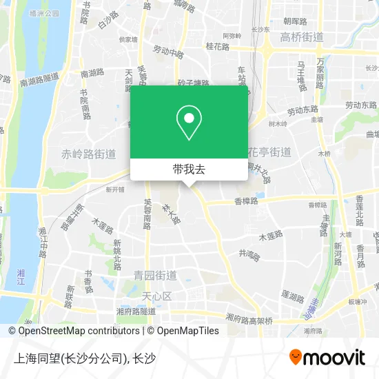 上海同望(长沙分公司)地图