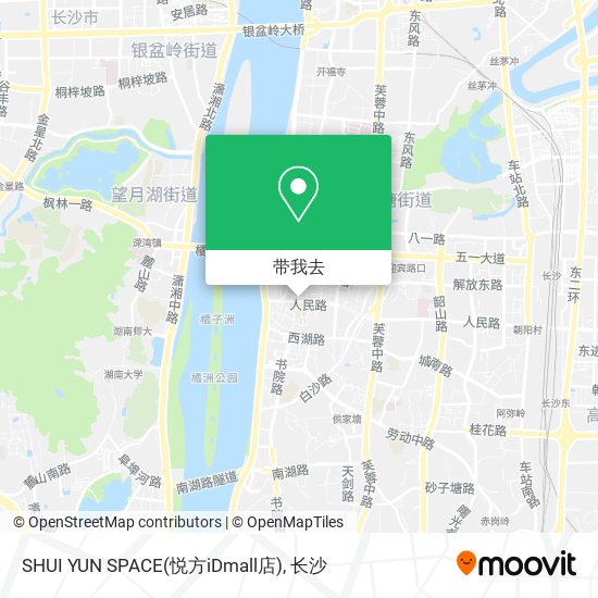 SHUI YUN SPACE(悦方iDmall店)地图