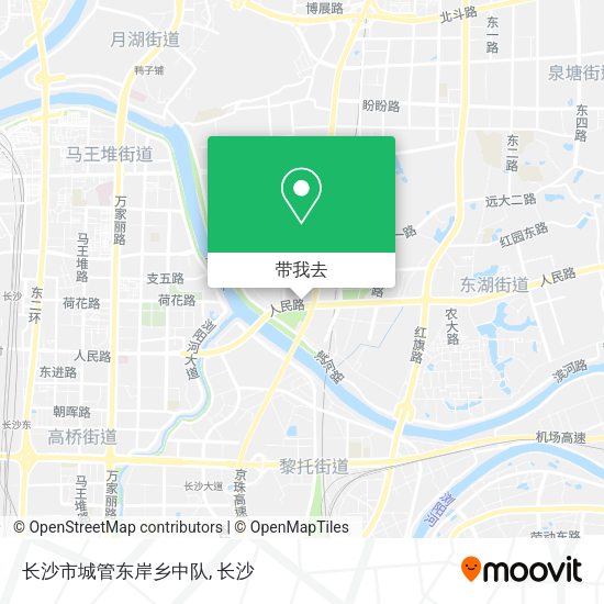 长沙市城管东岸乡中队地图