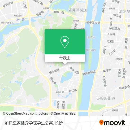 加贝皇家健身学院学生公寓地图