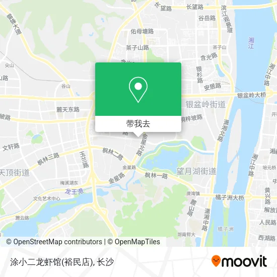 涂小二龙虾馆(裕民店)地图