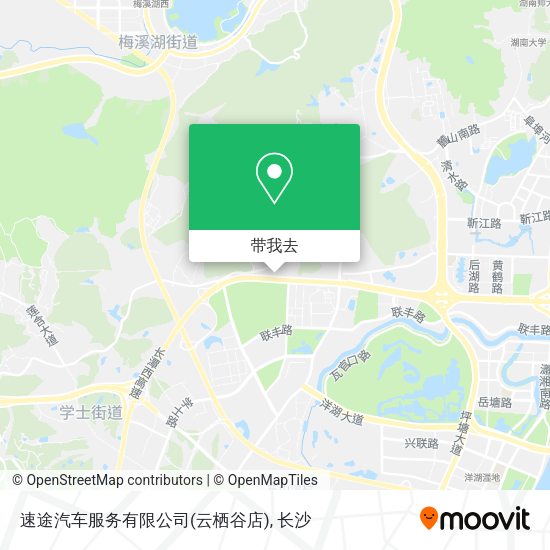 速途汽车服务有限公司(云栖谷店)地图