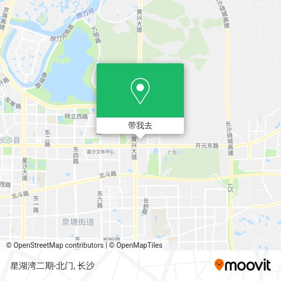 星湖湾二期-北门地图