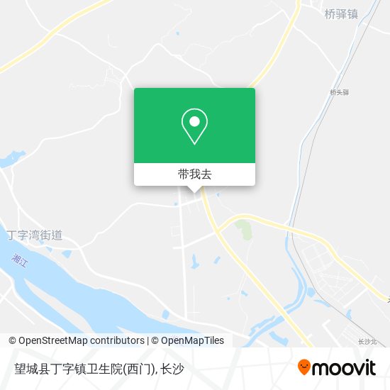 望城县丁字镇卫生院(西门)地图
