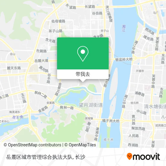 岳麓区城市管理综合执法大队地图