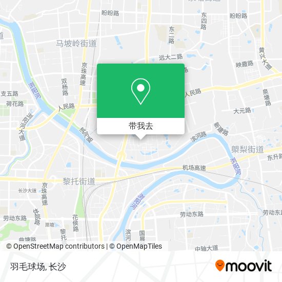 羽毛球场地图
