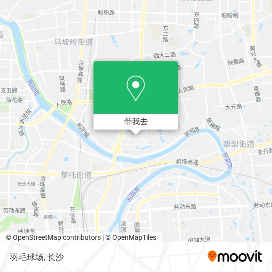 羽毛球场地图