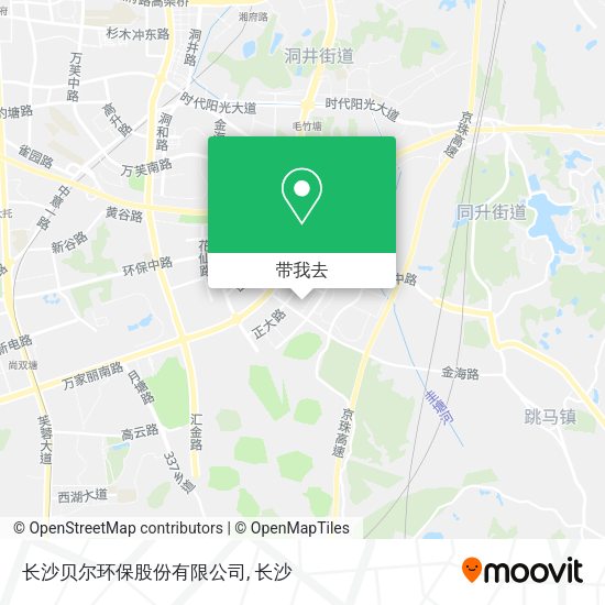 长沙贝尔环保股份有限公司地图