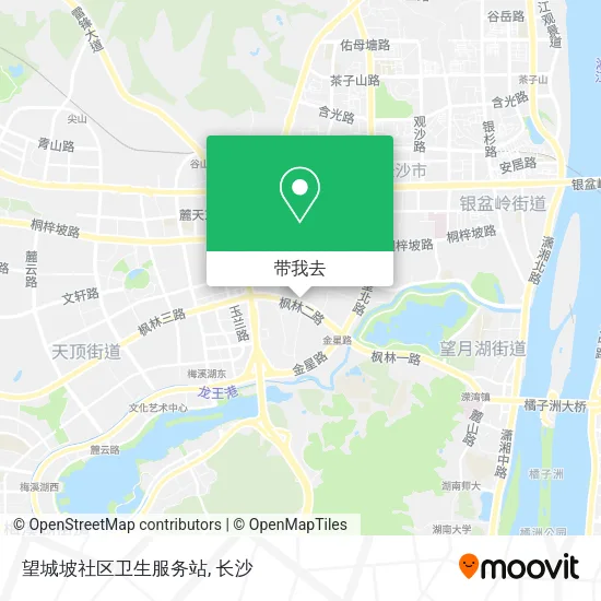 望城坡社区卫生服务站地图