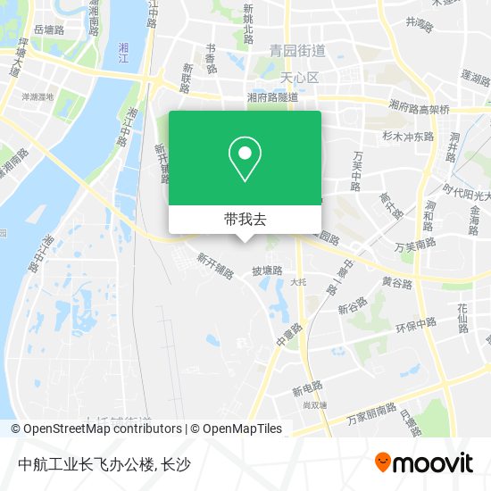 中航工业长飞办公楼地图