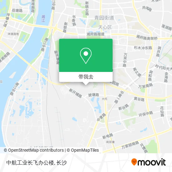 中航工业长飞办公楼地图