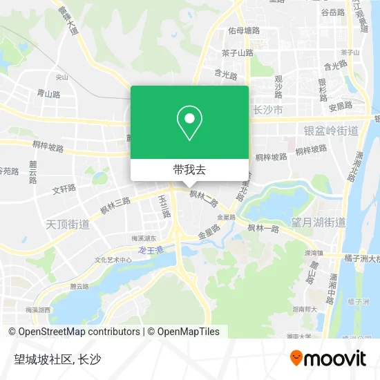 望城坡社区地图