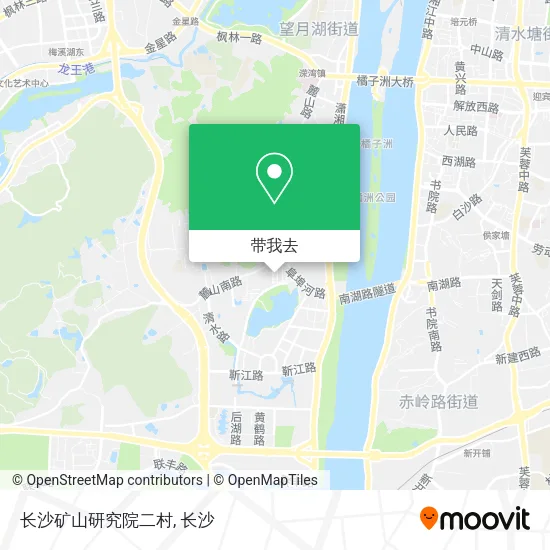 长沙矿山研究院二村地图