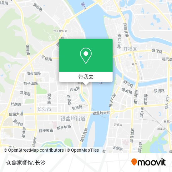 众鑫家餐馆地图