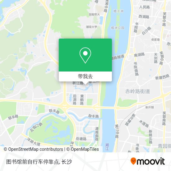 图书馆前自行车停靠点地图