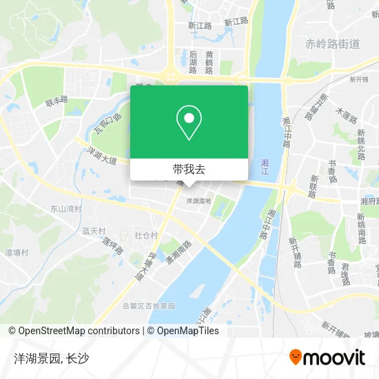 洋湖景园地图