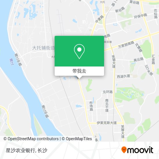 星沙农业银行地图
