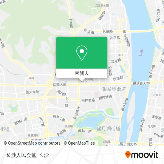 长沙人民会堂地图