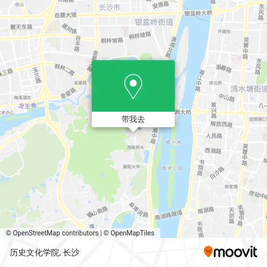 历史文化学院地图