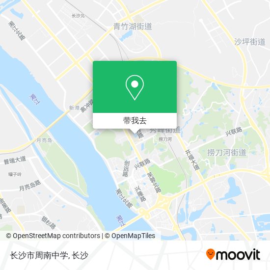 长沙市周南中学地图