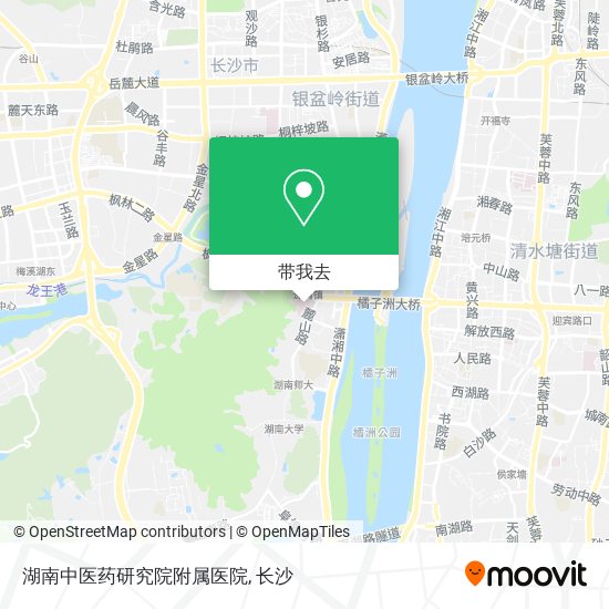 湖南中医药研究院附属医院地图