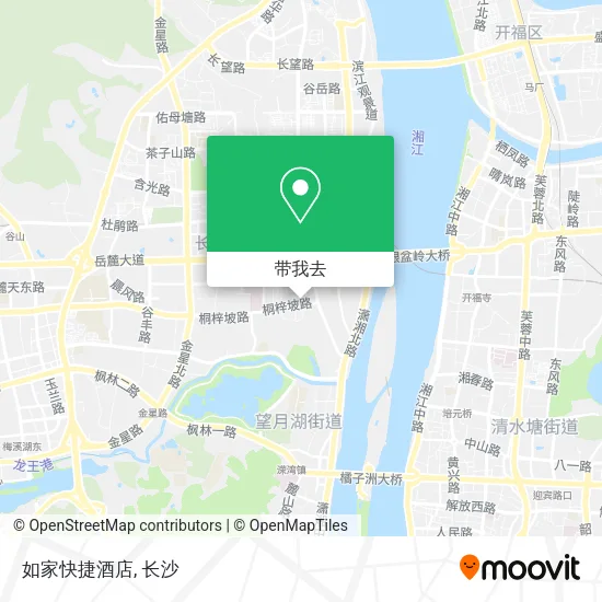 如家快捷酒店地图