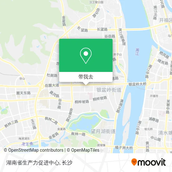 湖南省生产力促进中心地图